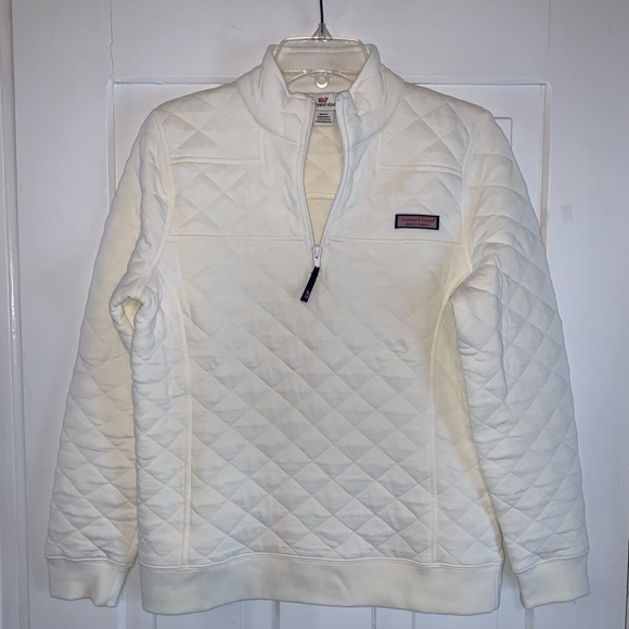 Vineyard Vines Allover Quilted Shep Shirt 1/4 Zip - Picture 16 of 16